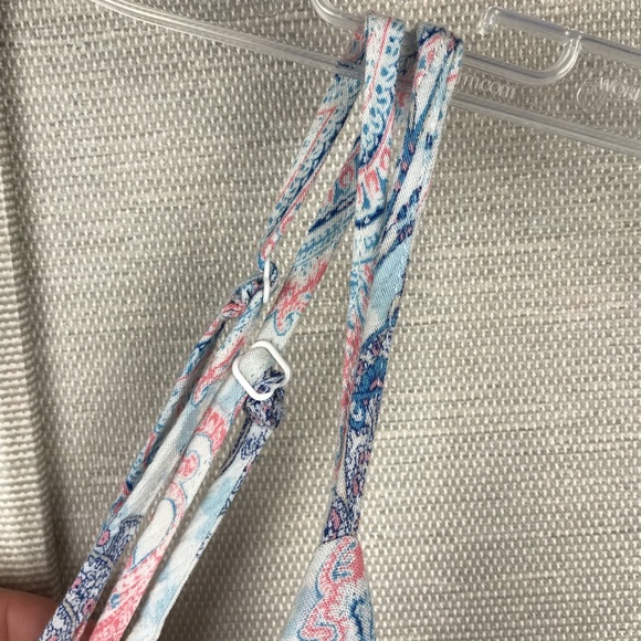 PAPER CRANE Pink/Blue Pastel Paisley Summer Dress - Picture 3 of 7